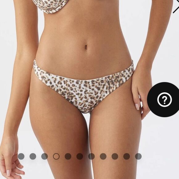 O’NEILL WOMEN’S BIKINI BOTTOM LEO FLAMENCO WITH HI-LEG DESIGN SIZE SMALL NWT - Picture 5 of 9